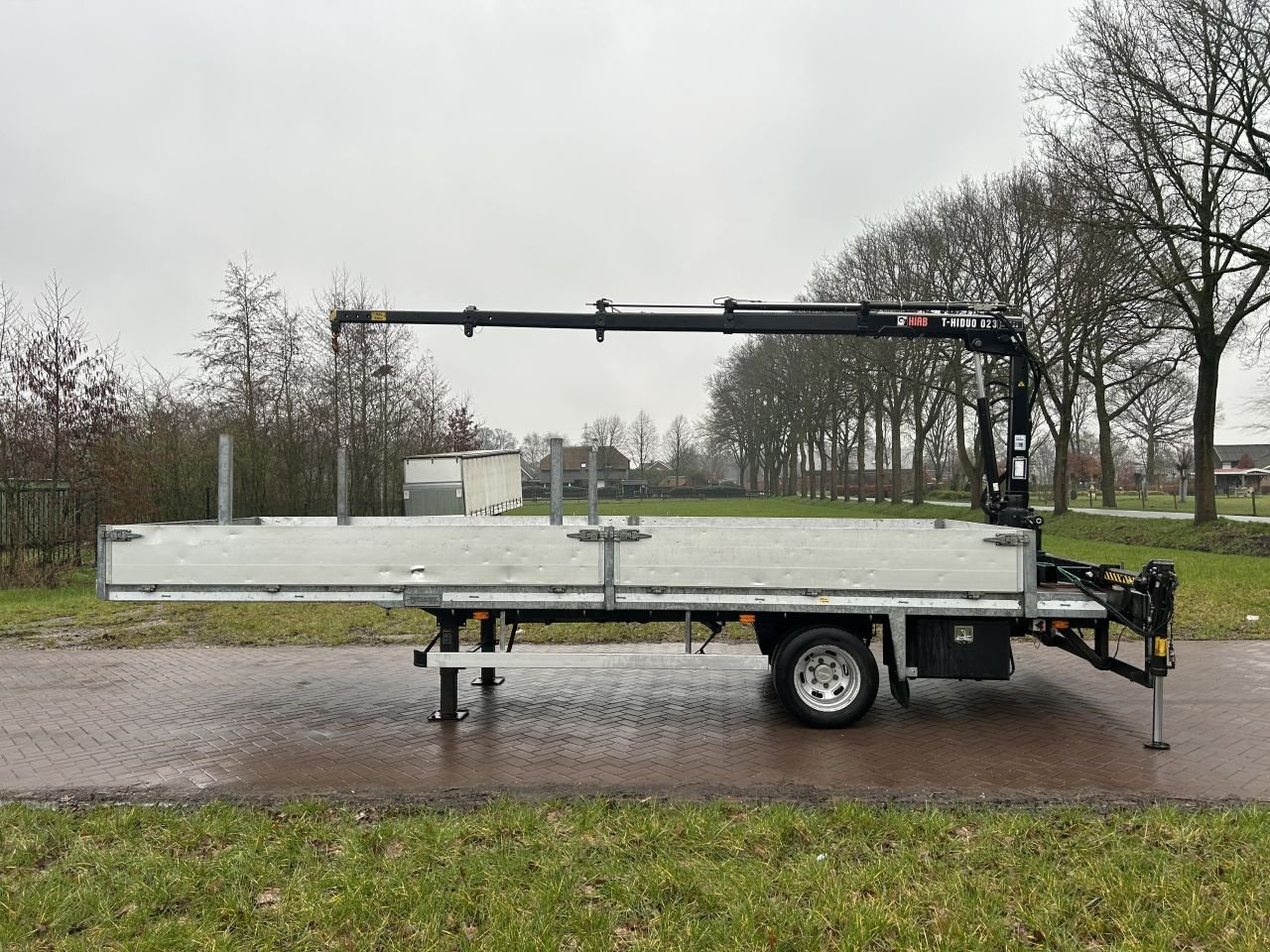 PKW-Anhänger del tipo Sonstige be oplegger 5 ton veldhuizen be oplegger 5 ton veldhuizen met Hiab kraan 2018, Gebrauchtmaschine en Putten (Imagen 2)