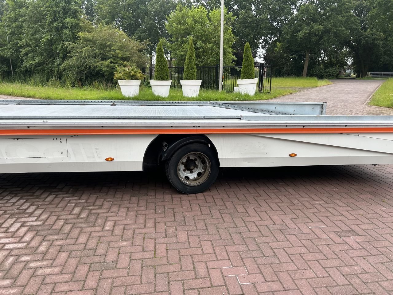 PKW-Anhänger typu Sonstige Be oplegger AUTO TRANSPORTER met stuur as (7 ton), Gebrauchtmaschine w Putten (Zdjęcie 11)