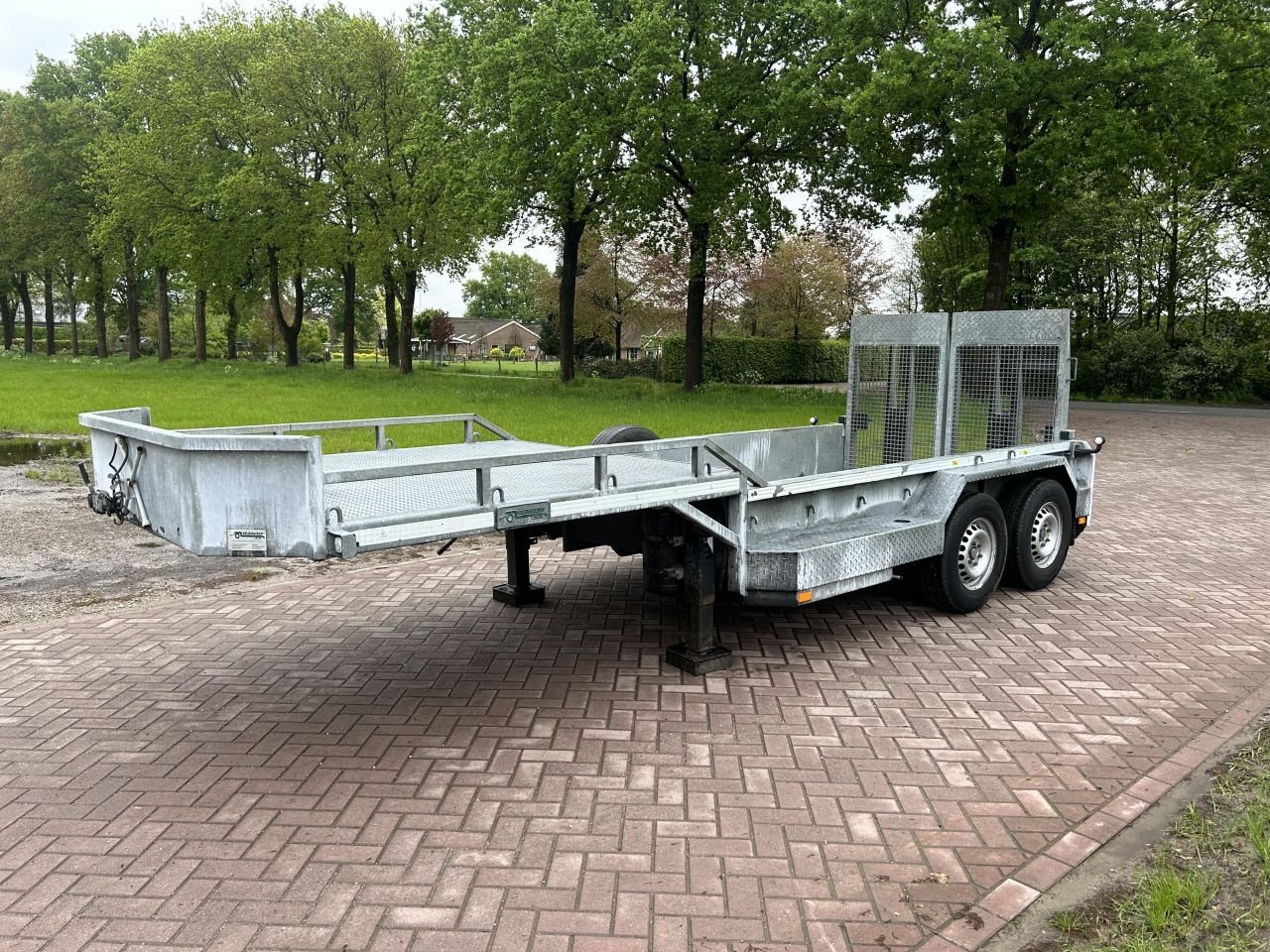 PKW-Anhänger van het type Sonstige be oplegger kuip dieplader Veldhuizen 7.5 ton 2015, Gebrauchtmaschine in Putten (Foto 3)