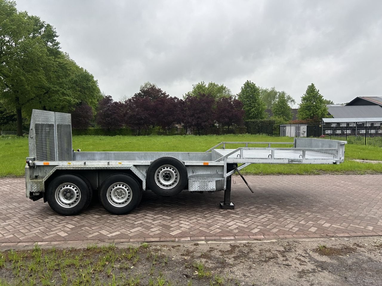 PKW-Anhänger tipa Sonstige be oplegger kuip dieplader Veldhuizen 7.5 ton 2015, Gebrauchtmaschine u Putten (Slika 1)