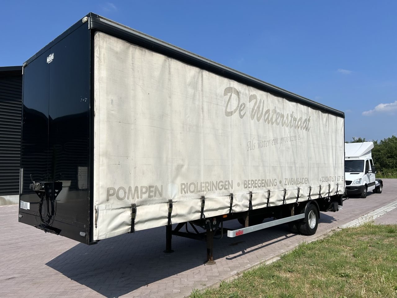 PKW-Anhänger za tip Sonstige be oplegger noyens 6.7 ton be oplegger noyens 6.7 ton schuifzeilen met laadklep 1000 k, Gebrauchtmaschine u Putten (Slika 3)