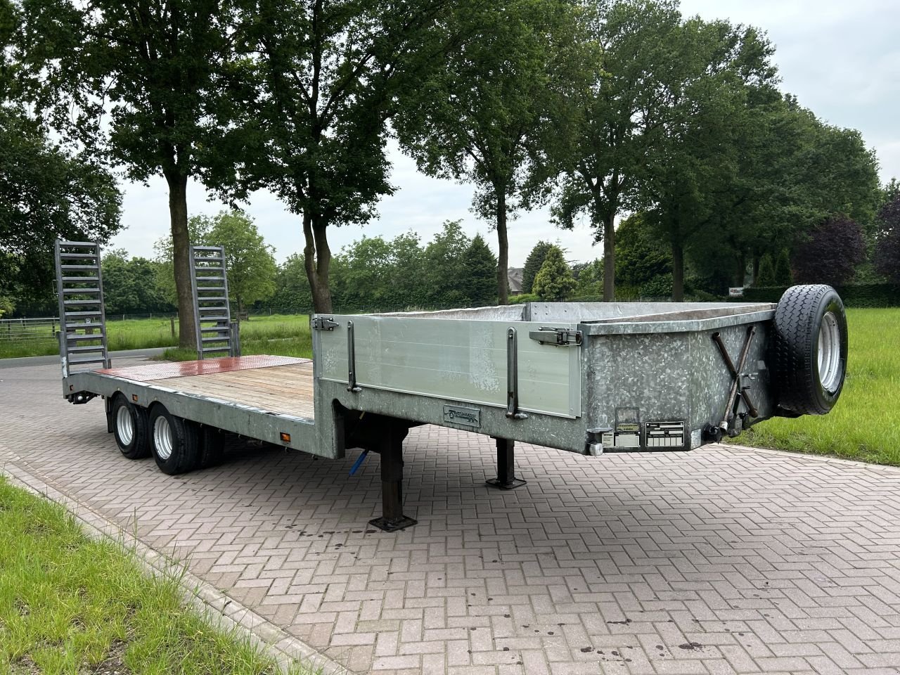 PKW-Anhänger tipa Sonstige be oplegger semi dieplader 10 ton Veldhuizen, Gebrauchtmaschine u Putten (Slika 2)