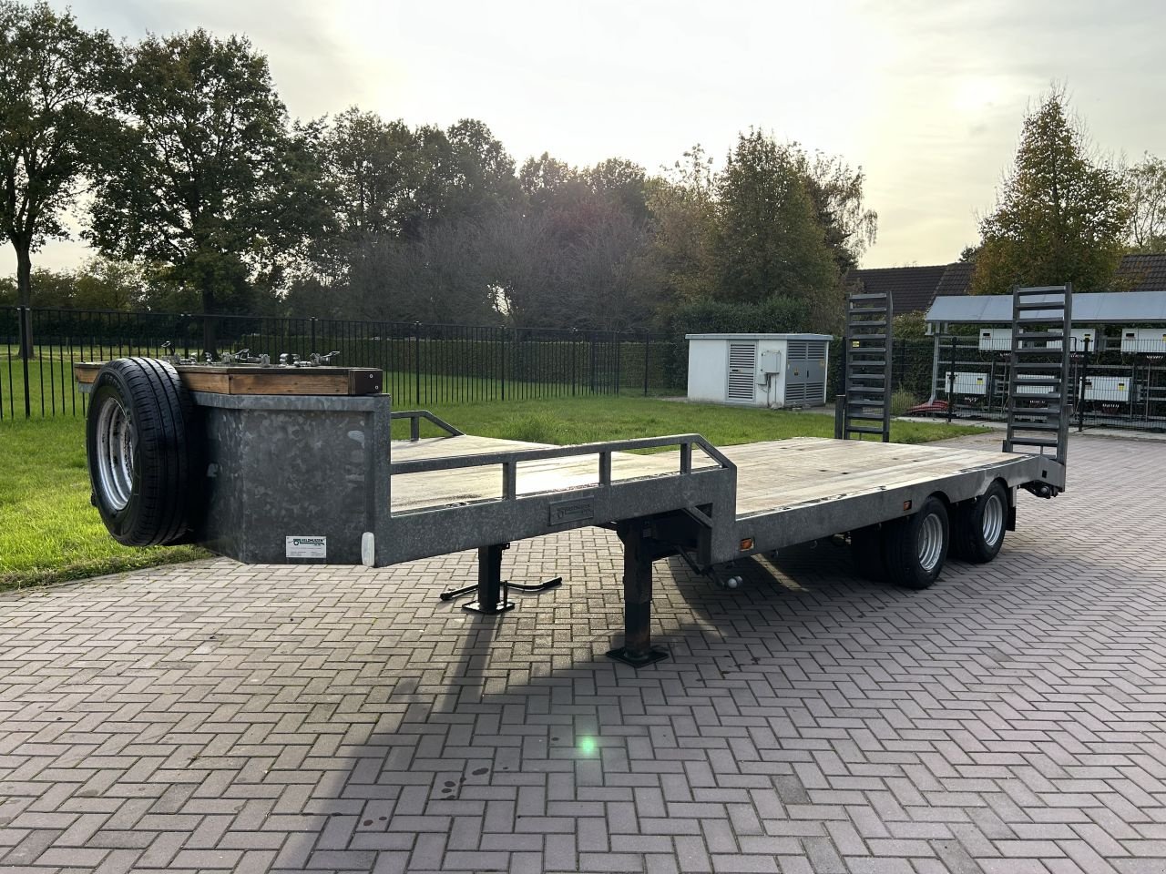 PKW-Anhänger des Typs Sonstige be oplegger semi dieplader 10 ton VELDHUIZEN, Gebrauchtmaschine in Putten (Bild 2)