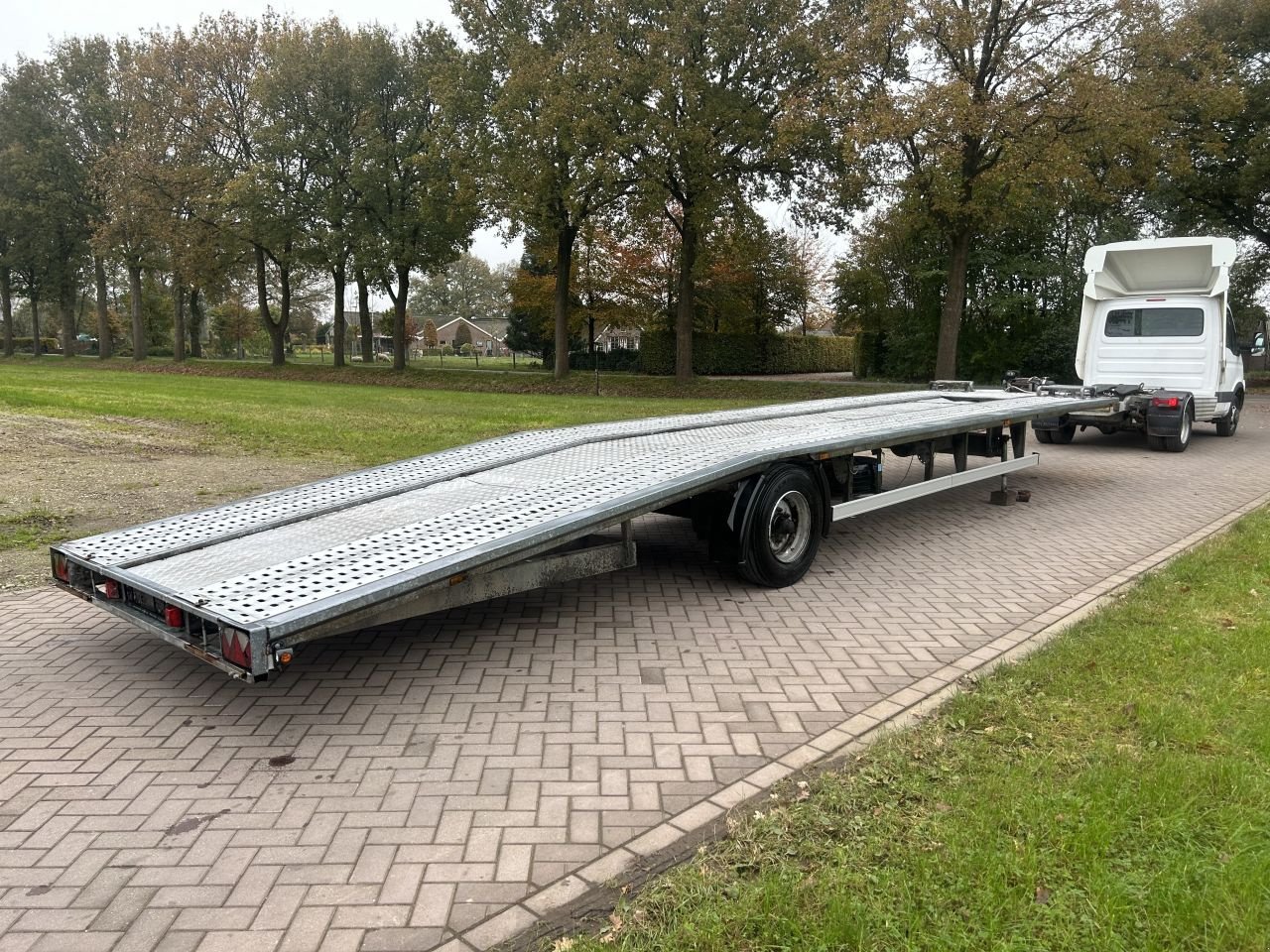 PKW-Anhänger typu Sonstige be oplegger semi dieplader 6.7 TON autotransporter Beck, Gebrauchtmaschine w Putten (Zdjęcie 3)