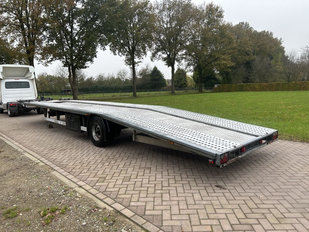 PKW-Anhänger typu Sonstige be oplegger semi dieplader 6.7 TON autotransporter Beck, Gebrauchtmaschine w Putten (Zdjęcie 4)