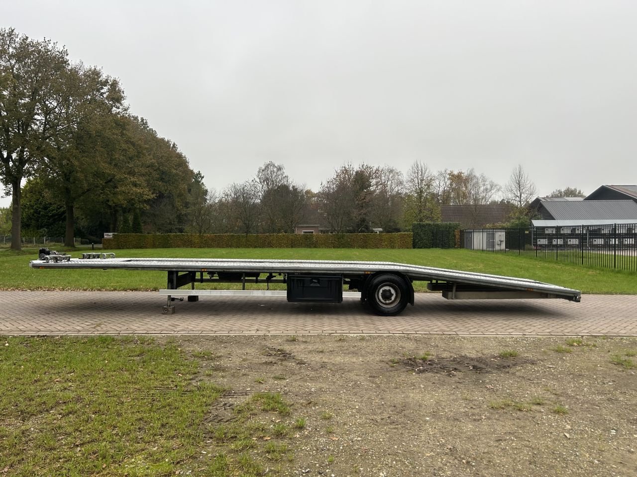 PKW-Anhänger typu Sonstige be oplegger semi dieplader 6.7 TON autotransporter Beck, Gebrauchtmaschine w Putten (Zdjęcie 8)