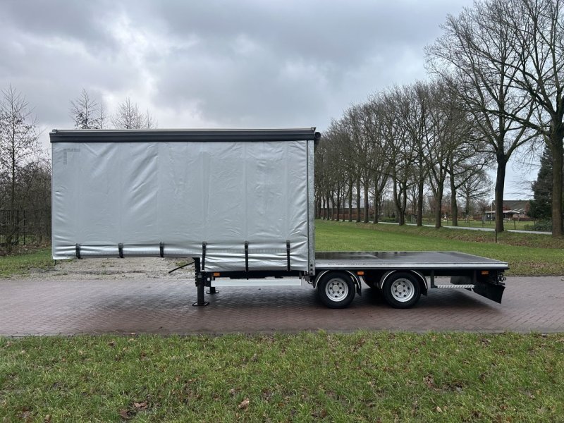 PKW-Anhänger typu Sonstige be oplegger semi dieplader huif 8 ton bunk, Gebrauchtmaschine w Putten (Zdjęcie 1)