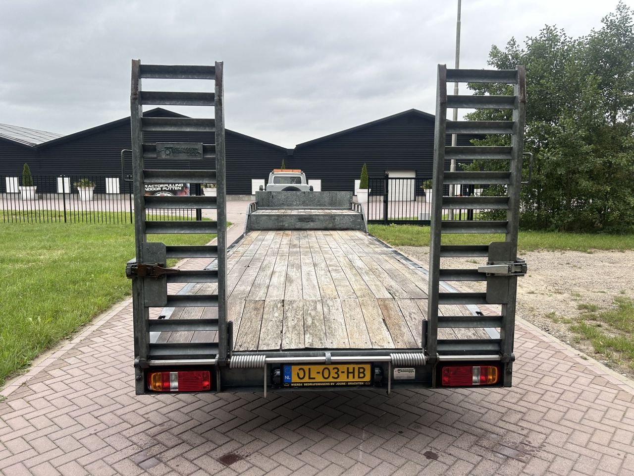 PKW-Anhänger des Typs Sonstige be oplegger semi dieplader Veldhuizen 10 ton, Gebrauchtmaschine in Putten (Bild 4)