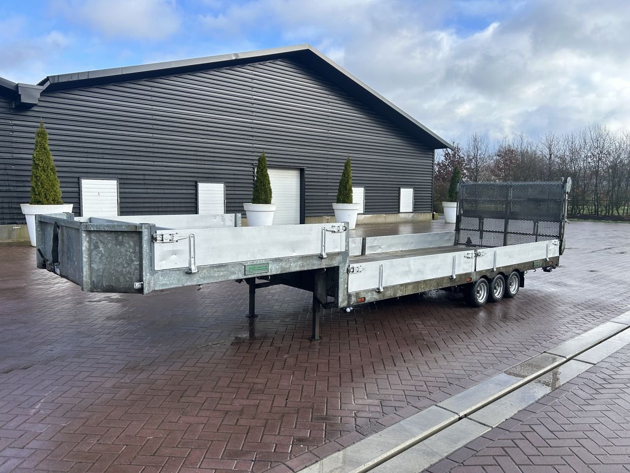 PKW-Anhänger van het type Sonstige be oplegger Veldhuizen Baveco be oplegger Veldhuizen Baveco 6 ton rijplaten dubbele klep, Gebrauchtmaschine in Putten (Foto 1)