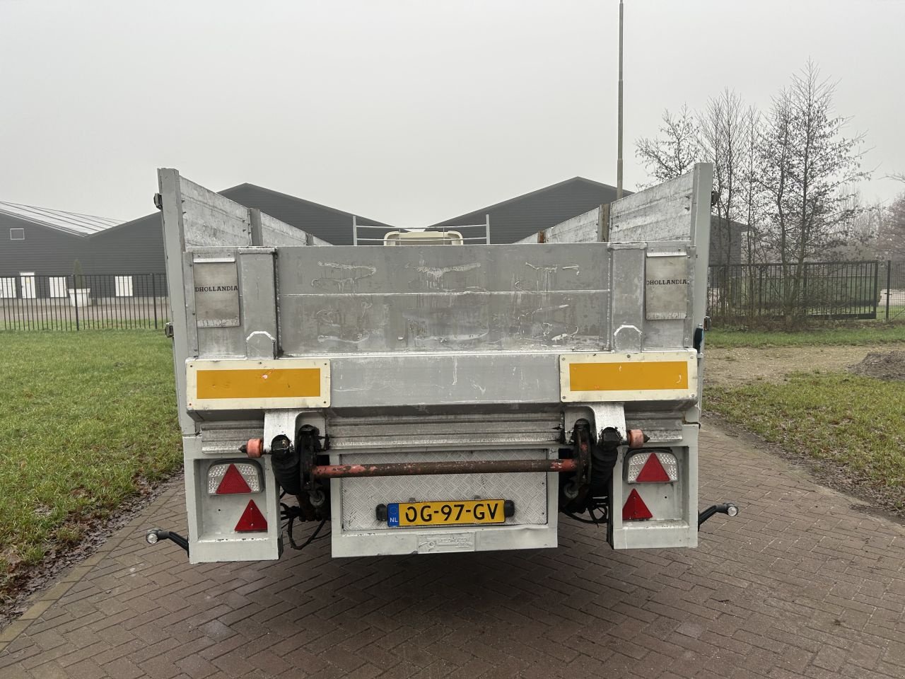 PKW-Anhänger del tipo Sonstige be oplegger vlak met laadklep Dhollandia 1000 kg, Gebrauchtmaschine In Putten (Immagine 9)