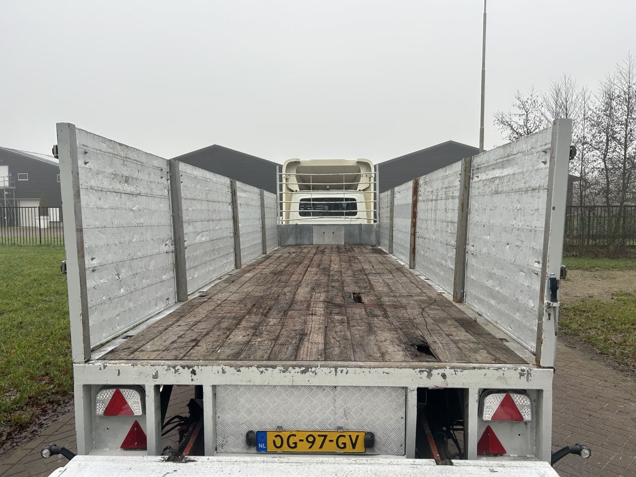 PKW-Anhänger del tipo Sonstige be oplegger vlak met laadklep Dhollandia 1000 kg, Gebrauchtmaschine In Putten (Immagine 11)