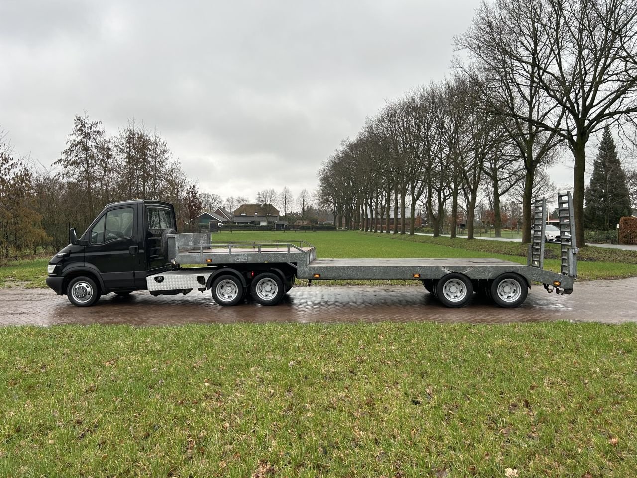 PKW-Anhänger del tipo Sonstige Be Trekker 14 Ton iveco jeep as Be Trekker 14 Ton iveco jeep as Be Oplegger semi dieplader 13 T, Gebrauchtmaschine In Putten (Immagine 3)