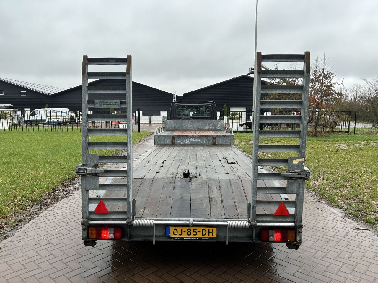 PKW-Anhänger van het type Sonstige Be Trekker 14 Ton iveco jeep as Be Trekker 14 Ton iveco jeep as Be Oplegger semi dieplader 13 T, Gebrauchtmaschine in Putten (Foto 9)