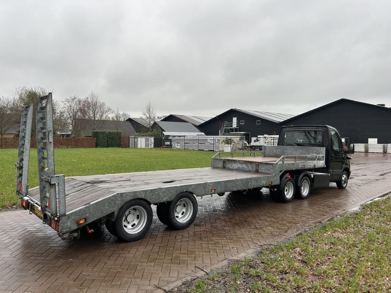 PKW-Anhänger van het type Sonstige Be Trekker 14 Ton iveco jeep as Be Trekker 14 Ton iveco jeep as Be Oplegger semi dieplader 13 T, Gebrauchtmaschine in Putten (Foto 7)