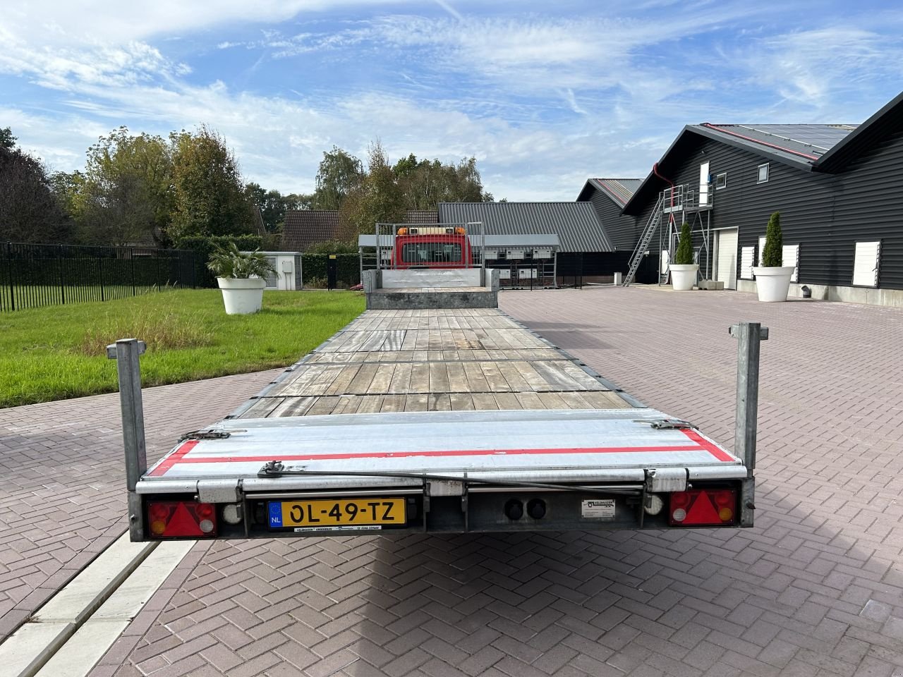 PKW-Anhänger of the type Sonstige be trekker Iveco 35C17 14 ton be trekker Iveco 35C17 14 ton be oplegger met knikvloer, Gebrauchtmaschine in Putten (Picture 10)