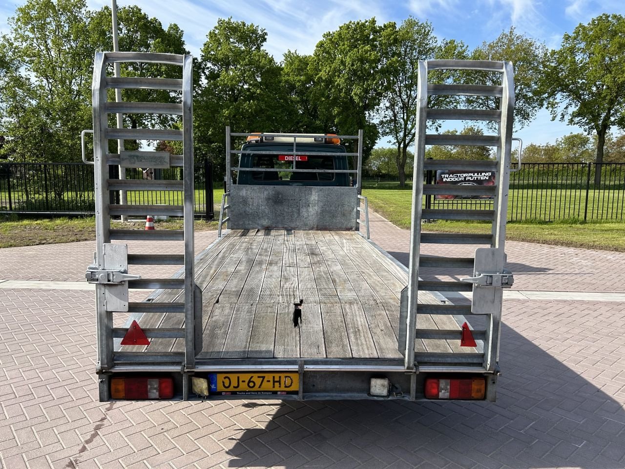 PKW-Anhänger van het type Sonstige be trekker iveco 40C15 clixtar oprijwagen laadvermogen 3.600 kg, Gebrauchtmaschine in Putten (Foto 7)