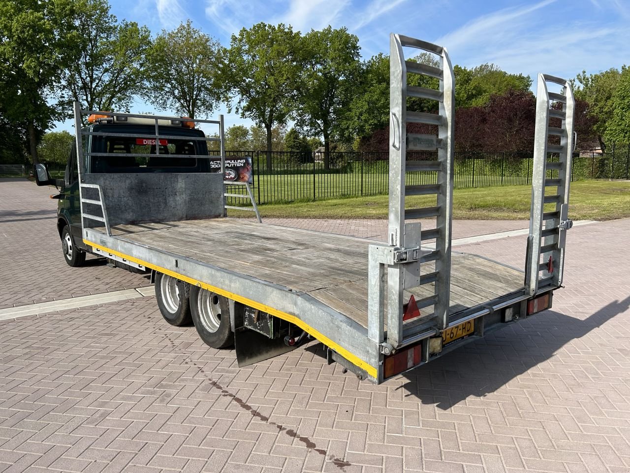 PKW-Anhänger van het type Sonstige be trekker iveco 40C15 clixtar oprijwagen laadvermogen 3.600 kg, Gebrauchtmaschine in Putten (Foto 5)