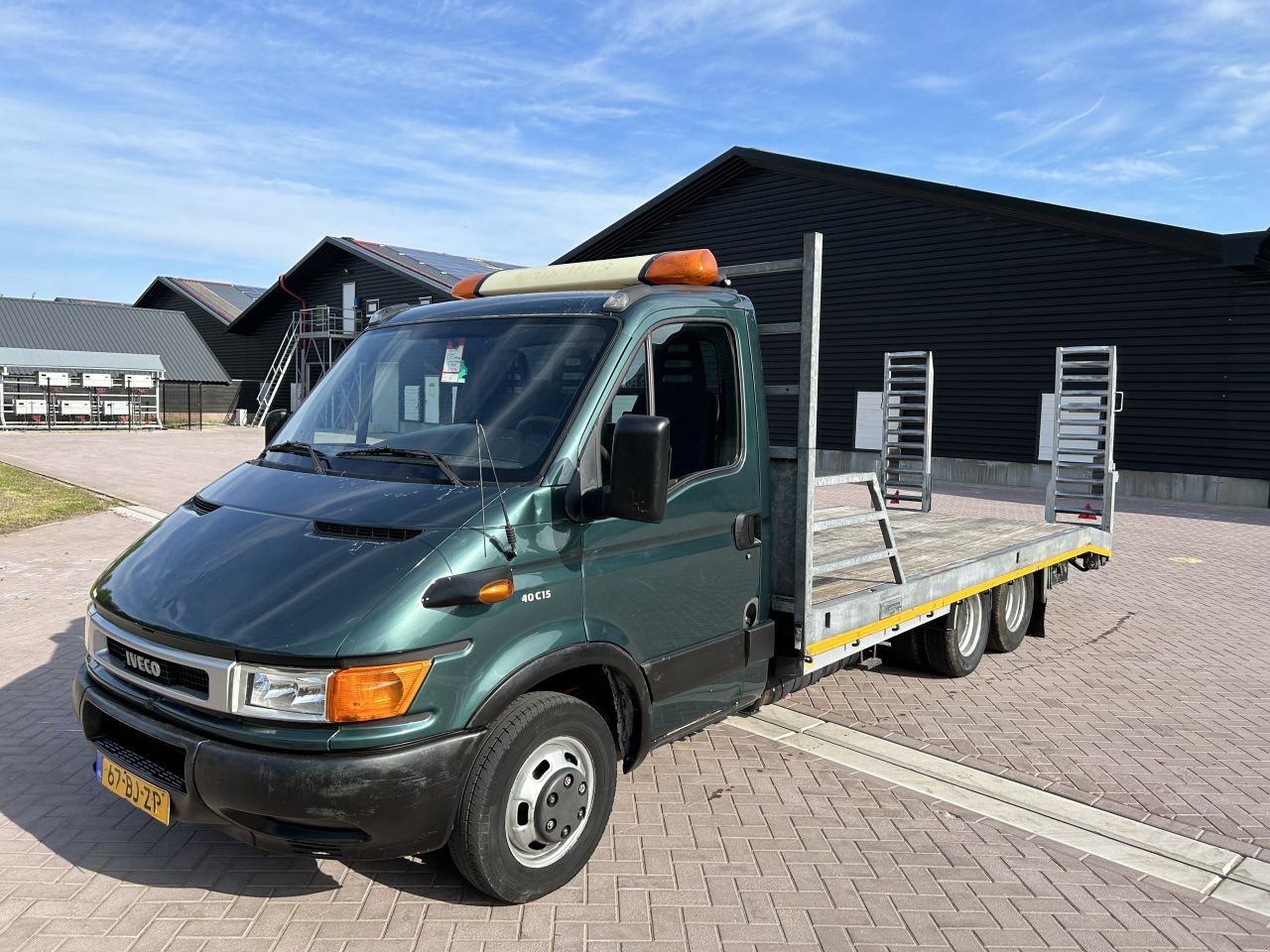 PKW-Anhänger of the type Sonstige be trekker iveco 40C15 clixtar oprijwagen laadvermogen 3.600 kg, Gebrauchtmaschine in Putten (Picture 1)