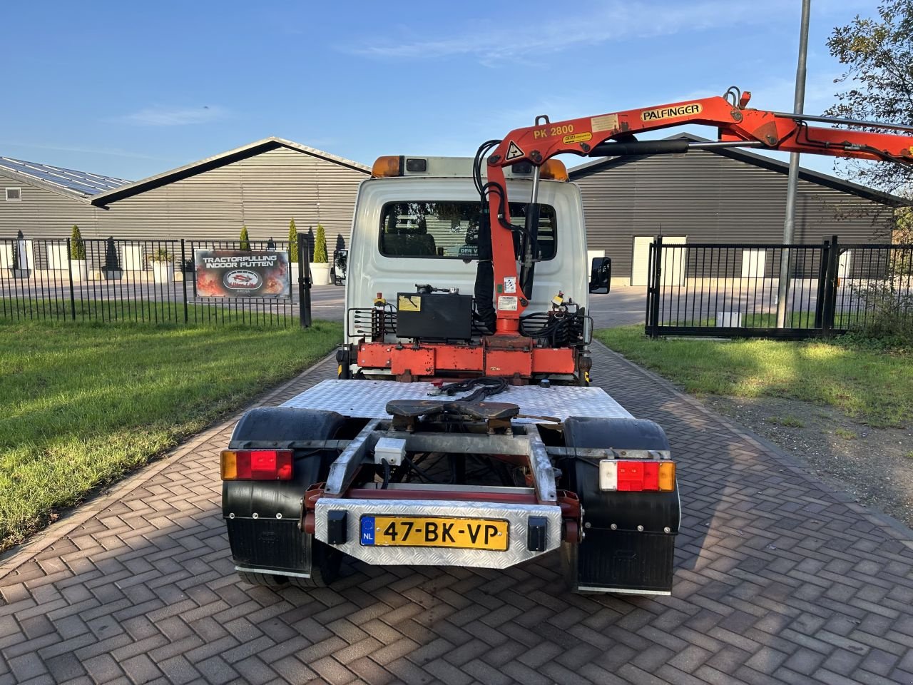 PKW-Anhänger van het type Sonstige BE trekker Iveco 40C15 met Palfinger kraan, Gebrauchtmaschine in Putten (Foto 7)