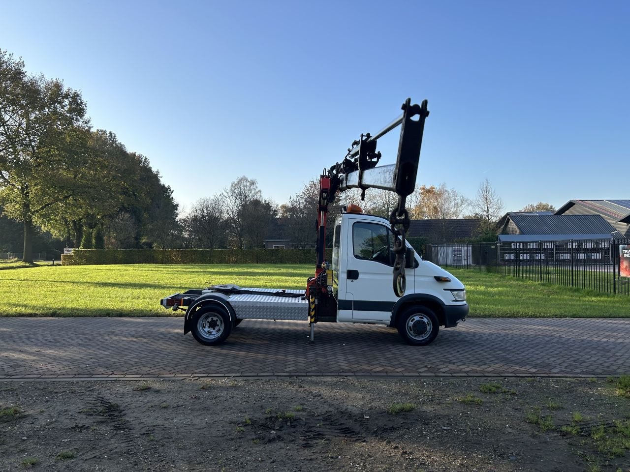 PKW-Anhänger del tipo Sonstige BE trekker Iveco 40C15 met Palfinger kraan, Gebrauchtmaschine In Putten (Immagine 4)