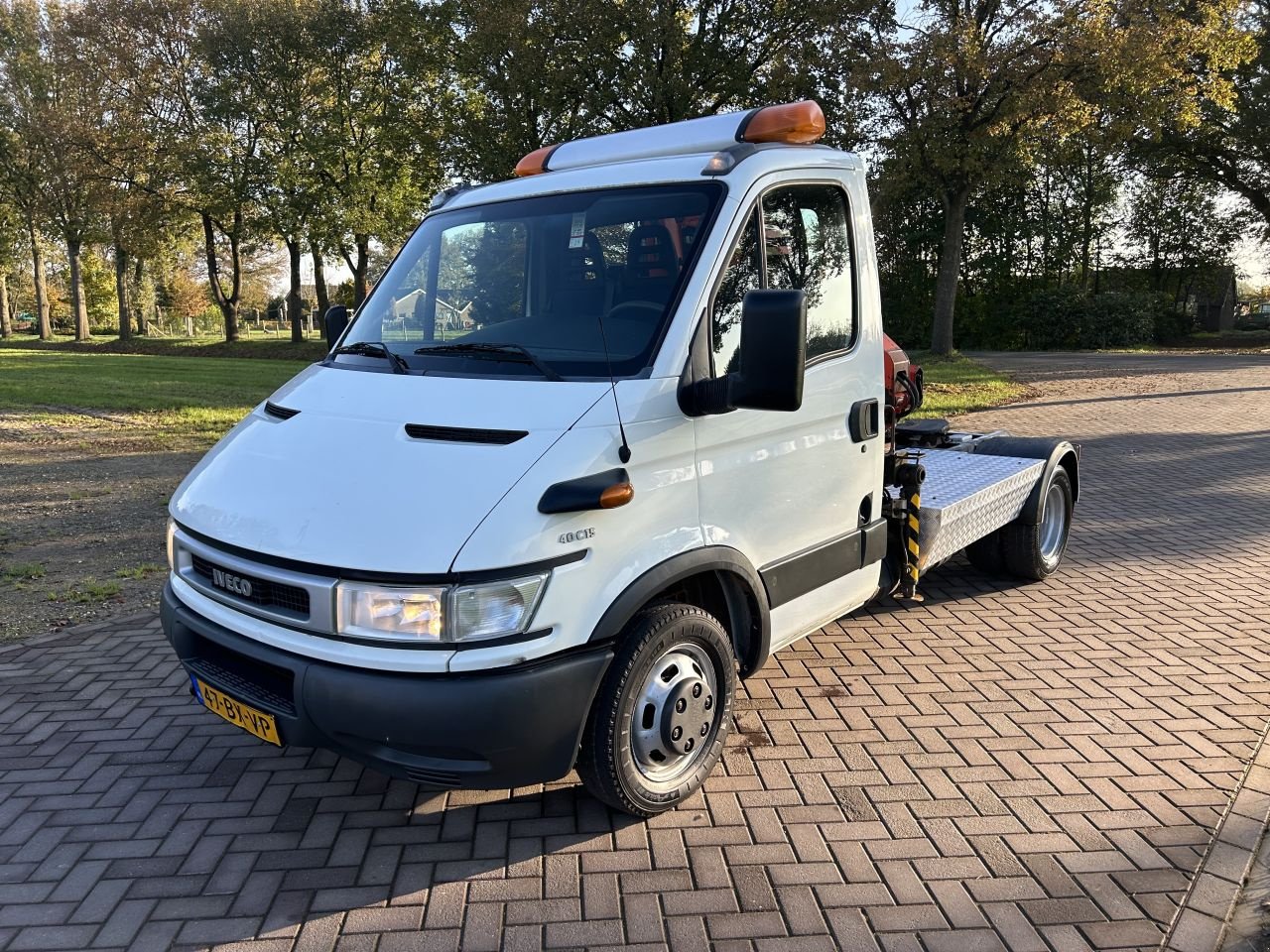 PKW-Anhänger des Typs Sonstige BE trekker Iveco 40C15 met Palfinger kraan, Gebrauchtmaschine in Putten (Bild 8)