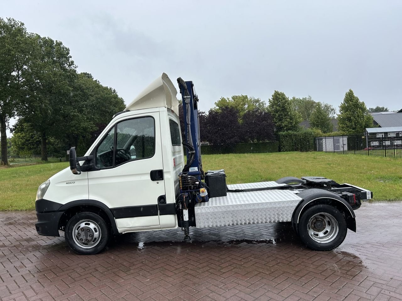 PKW-Anhänger van het type Sonstige be trekker iveco 40C17 10 ton euro 5 met kraan, Gebrauchtmaschine in Putten (Foto 9)