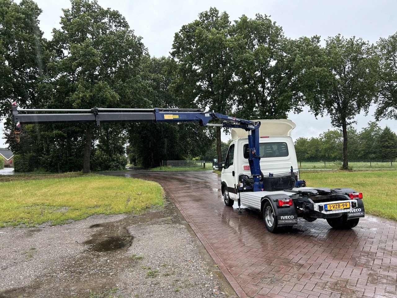 PKW-Anhänger des Typs Sonstige be trekker iveco 40C17 10 ton euro 5 met kraan, Gebrauchtmaschine in Putten (Bild 3)