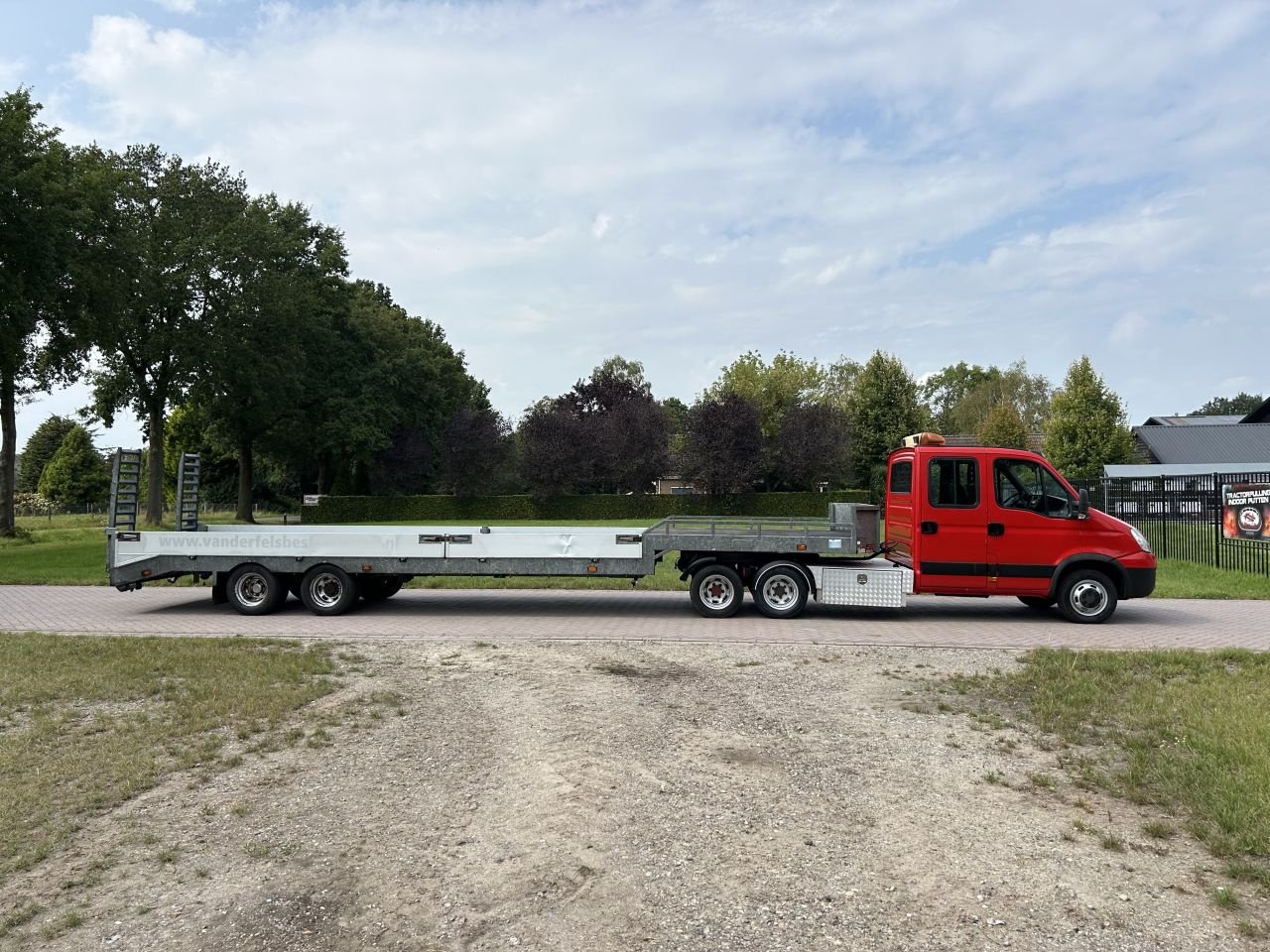 PKW-Anhänger a típus Sonstige be trekker Iveco Daily 40C18 jee - oplegger jeeb-as semi, Gebrauchtmaschine ekkor: Putten (Kép 4)