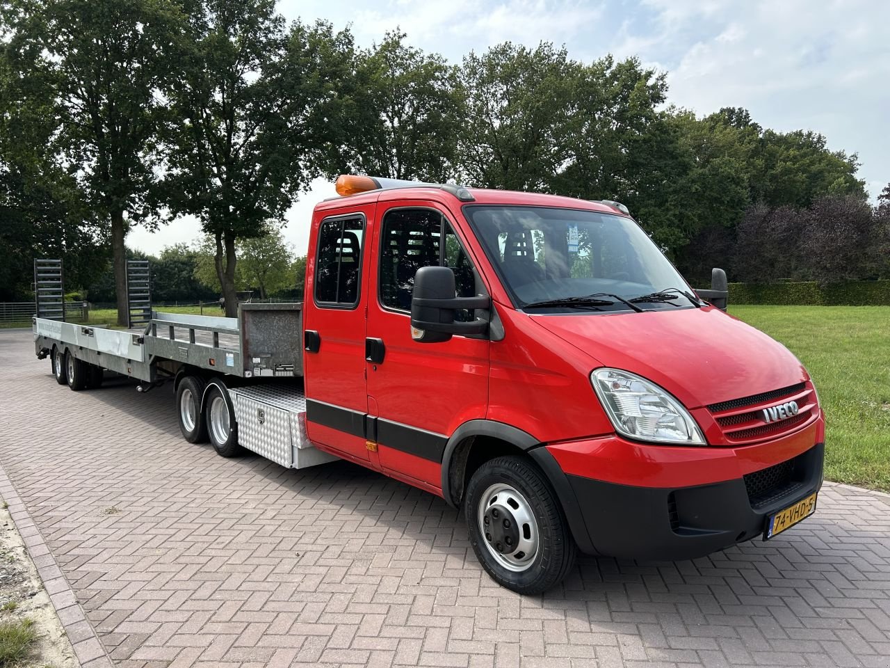 PKW-Anhänger от тип Sonstige be trekker Iveco Daily 40C18 jee - oplegger jeeb-as semi, Gebrauchtmaschine в Putten (Снимка 2)