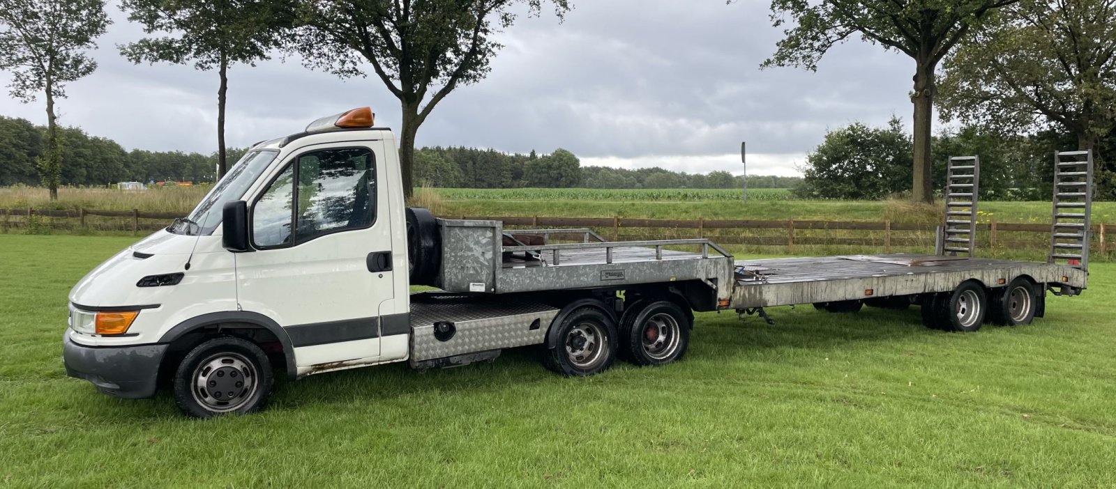 PKW-Anhänger typu Sonstige Iveco met Veldhuizen 35C15, Gebrauchtmaschine w Eursinge (Zdjęcie 8)