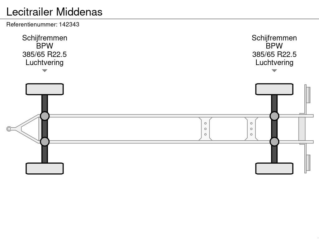 PKW-Anhänger du type Sonstige Lecitrailer Middenas, Gebrauchtmaschine en Ede (Photo 11)