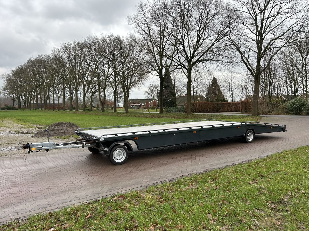 PKW-Anhänger a típus Sonstige schamel aanhangwagen 3.5 ton autotransporter, Gebrauchtmaschine ekkor: Putten (Kép 2)