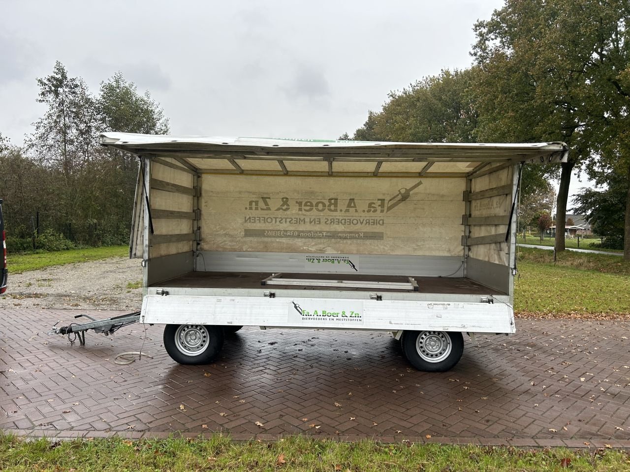 PKW-Anhänger del tipo Sonstige schamel aanhangwagen vlak huif 3500 kg alu Ultra-Lite, Gebrauchtmaschine In Putten (Immagine 4)