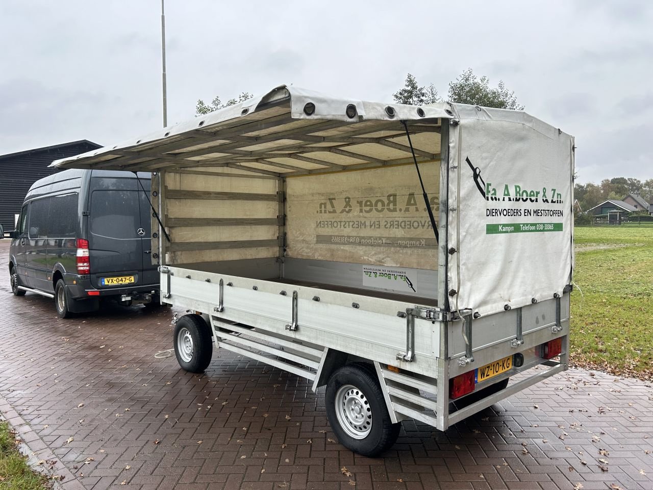 PKW-Anhänger del tipo Sonstige schamel aanhangwagen vlak huif 3500 kg alu Ultra-Lite, Gebrauchtmaschine In Putten (Immagine 2)