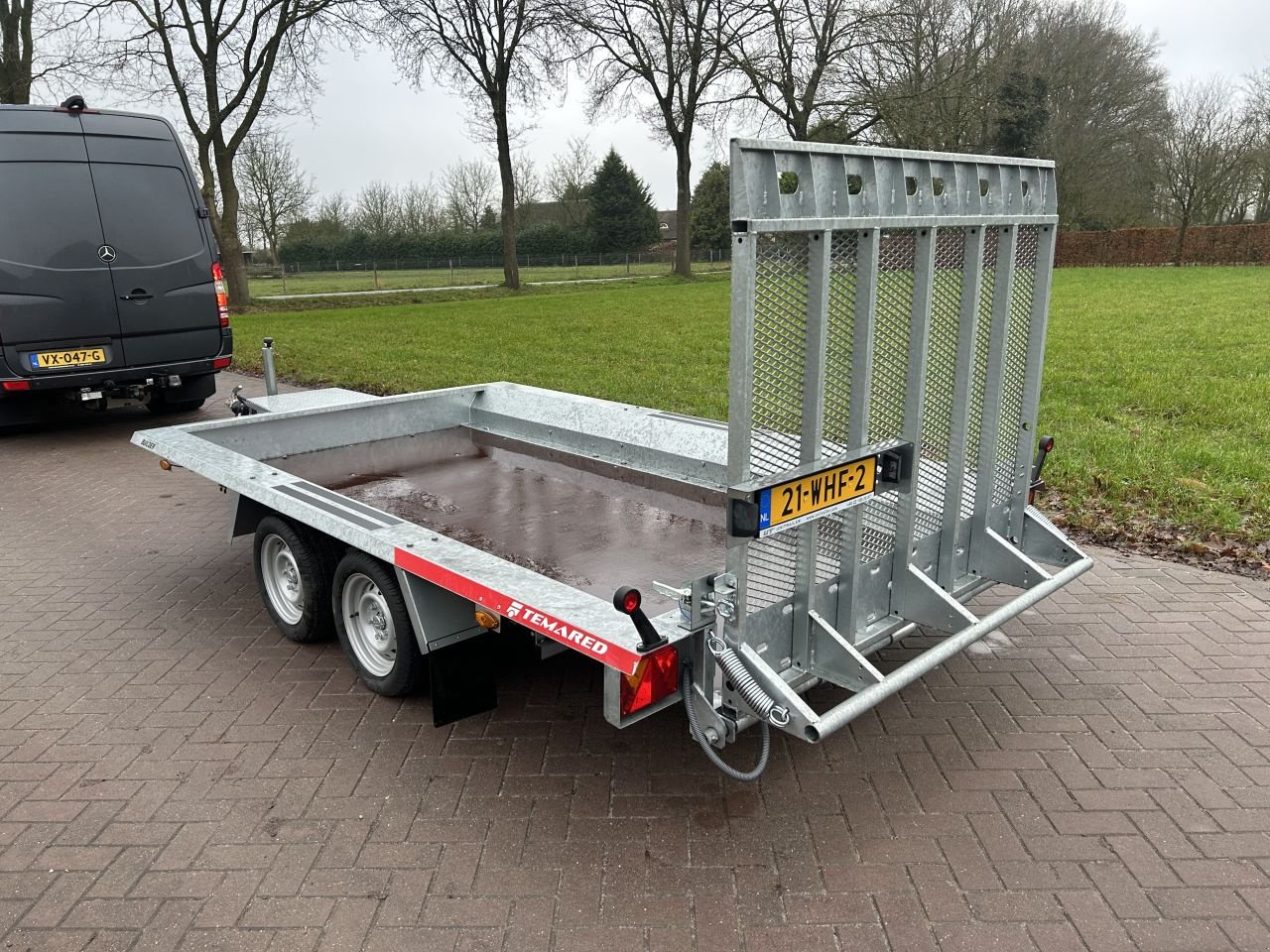 PKW-Anhänger Türe ait Sonstige TEMARED Aanhanger Machinetransporter 3500 KG, Gebrauchtmaschine içinde Putten (resim 3)