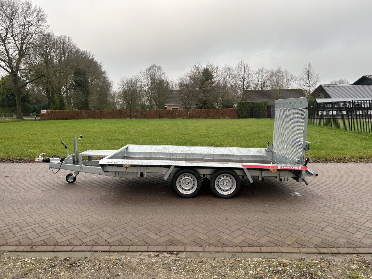 PKW-Anhänger Türe ait Sonstige TEMARED Aanhanger Machinetransporter 3500 KG, Gebrauchtmaschine içinde Putten (resim 2)