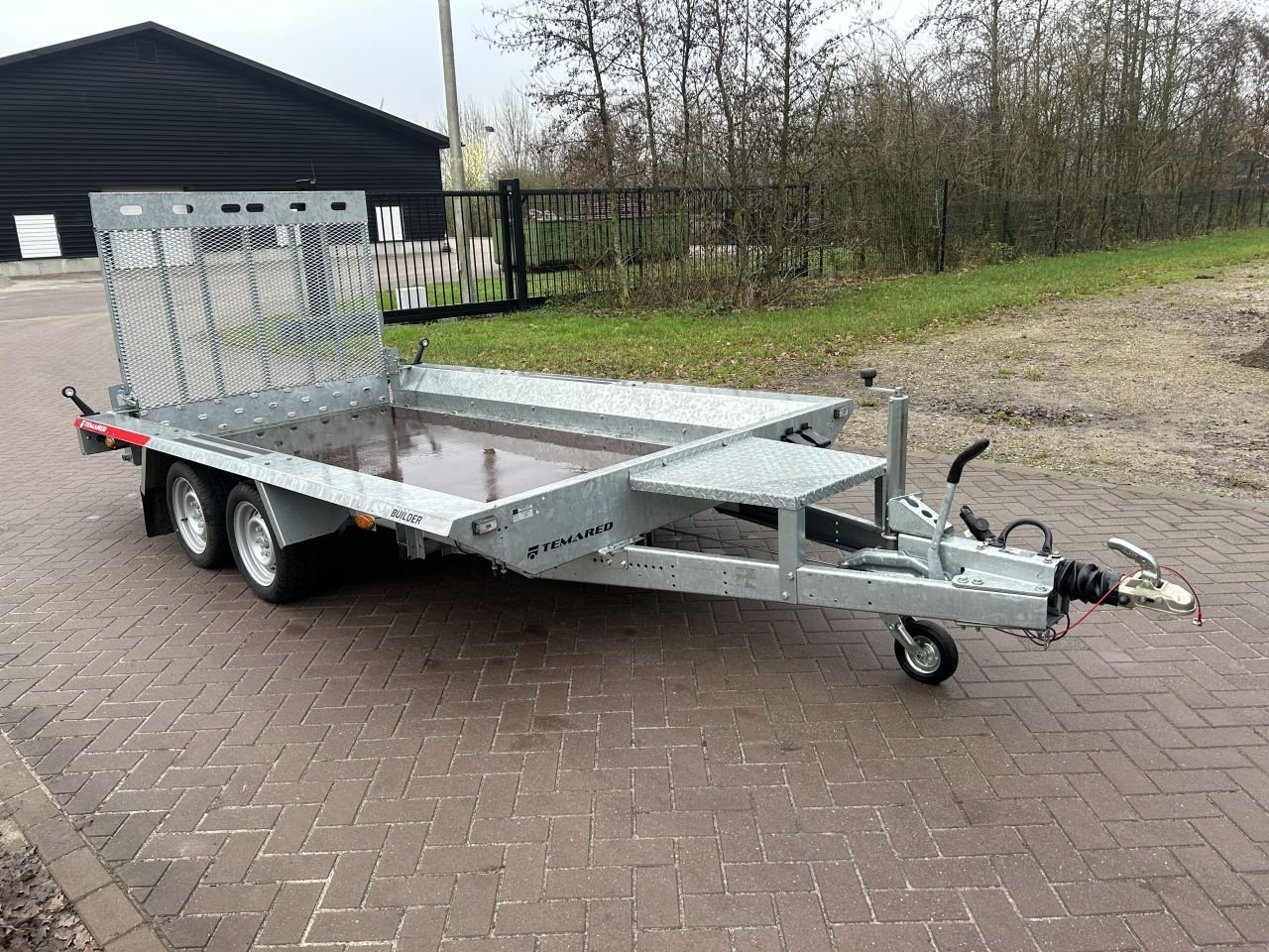 PKW-Anhänger Türe ait Sonstige TEMARED Aanhanger Machinetransporter 3500 KG, Gebrauchtmaschine içinde Putten (resim 10)