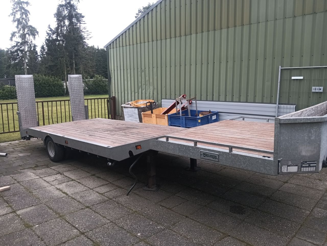 PKW-Anhänger del tipo Sonstige Veldhuizen oplegger Semi dieplader 5200kg, Gebrauchtmaschine en Middelbeers (Imagen 9)