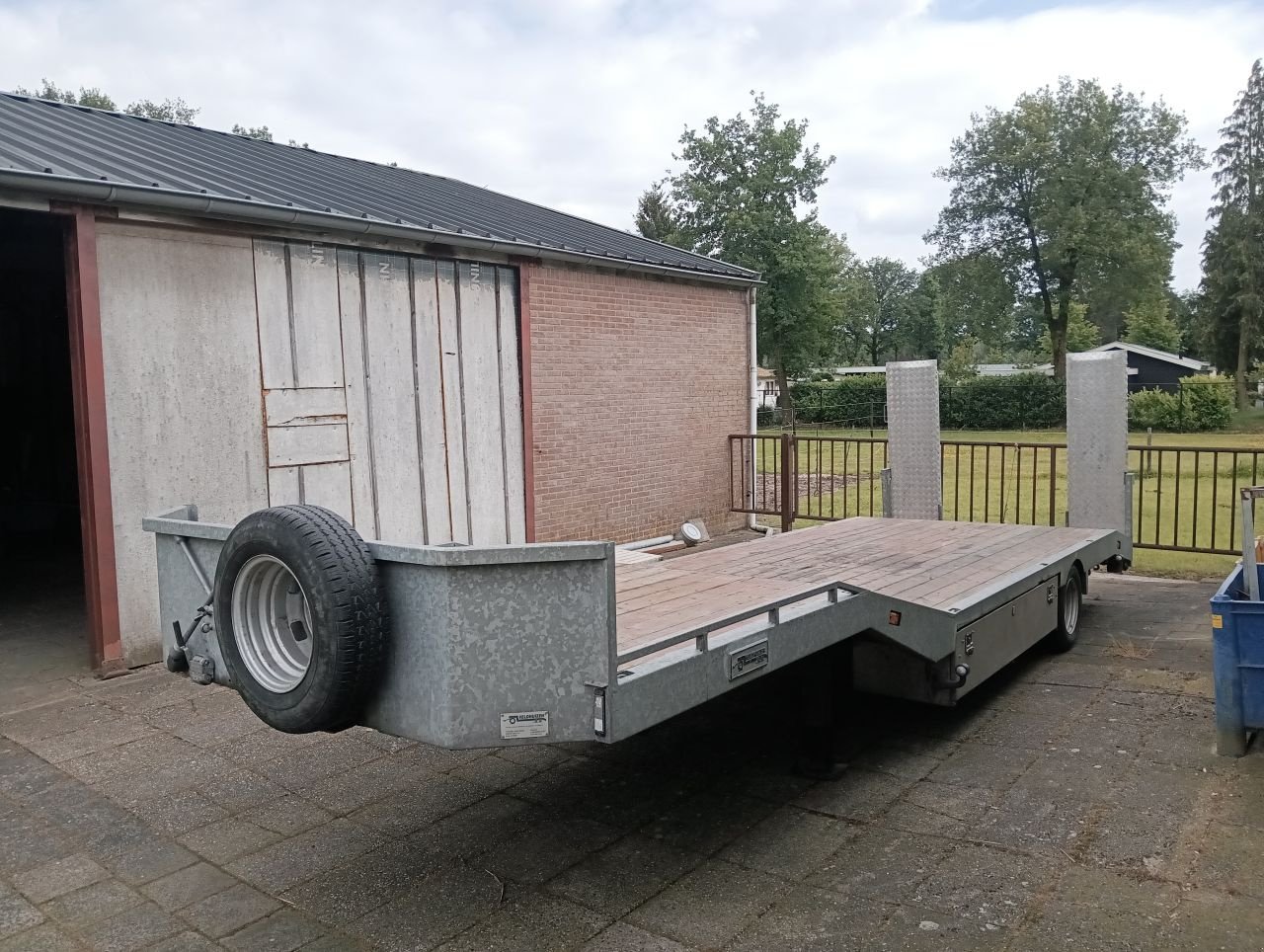 PKW-Anhänger del tipo Sonstige Veldhuizen oplegger Semi dieplader 5200kg, Gebrauchtmaschine en Middelbeers (Imagen 1)