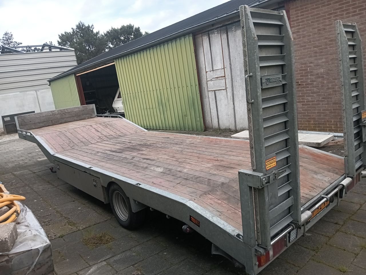 PKW-Anhänger des Typs Sonstige Veldhuizen oplegger Semi dieplader 5200kg, Gebrauchtmaschine in Middelbeers (Bild 7)