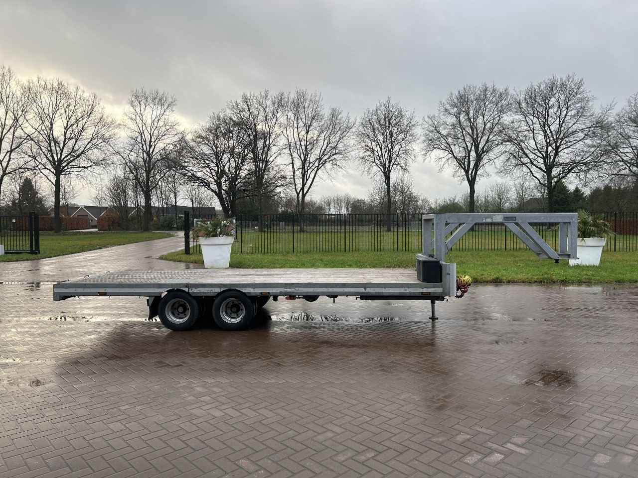 PKW-Anhänger van het type Sonstige voor Pick Up trekker met voor Pick Up trekker met schotel be oplegger KUIPER knik, Gebrauchtmaschine in Putten (Foto 8)