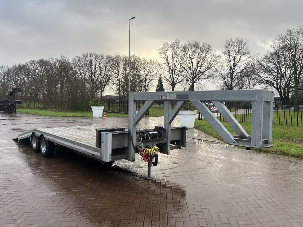 PKW-Anhänger za tip Sonstige voor Pick Up trekker met voor Pick Up trekker met schotel be oplegger KUIPER knik, Gebrauchtmaschine u Putten (Slika 10)