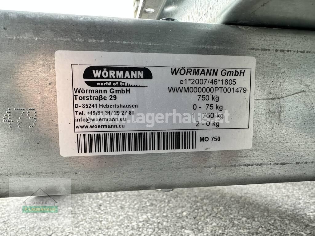 PKW-Anhänger tip Wörmann MOTORRAD ANHÄNGER MO750, Neumaschine in Guntramsdorf (Poză 5)