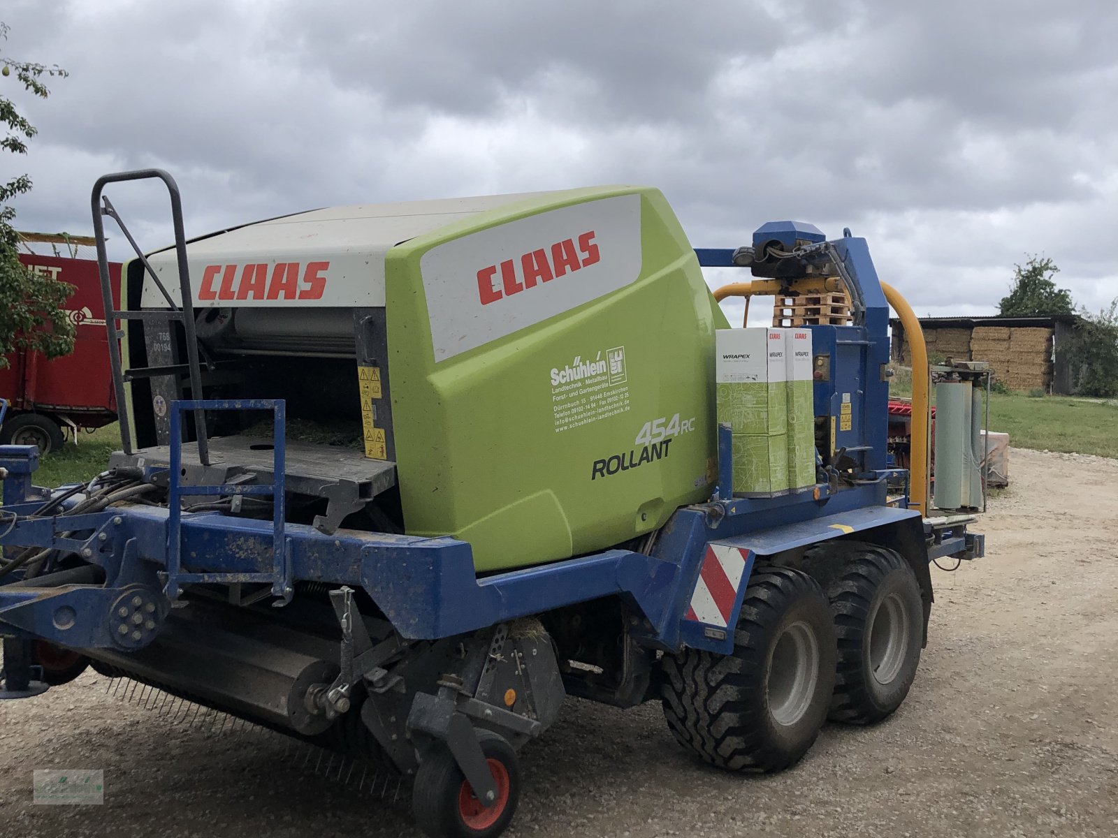 Press-/Wickelkombination van het type CLAAS Rollant 454 RC, Gebrauchtmaschine in Emskirchen (Foto 1)