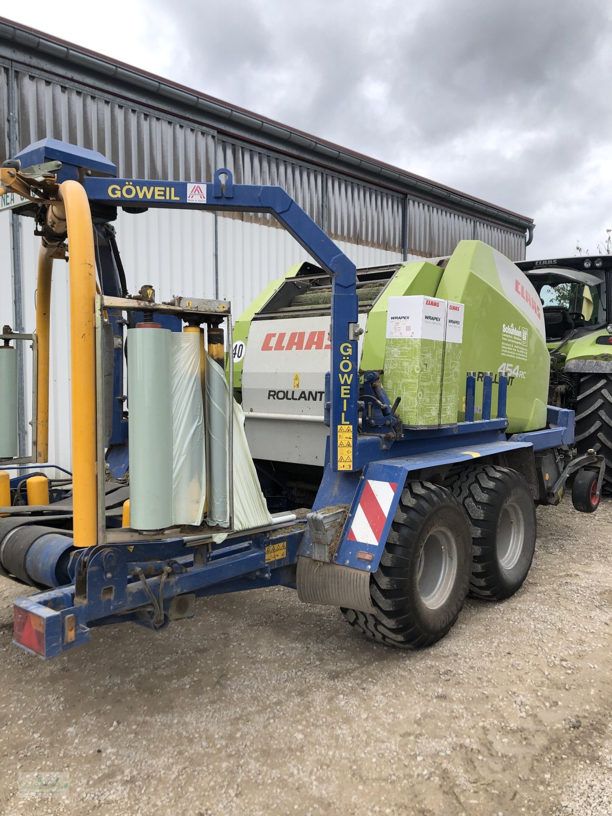 Press-/Wickelkombination des Typs CLAAS Rollant 454 RC, Gebrauchtmaschine in Emskirchen (Bild 3)