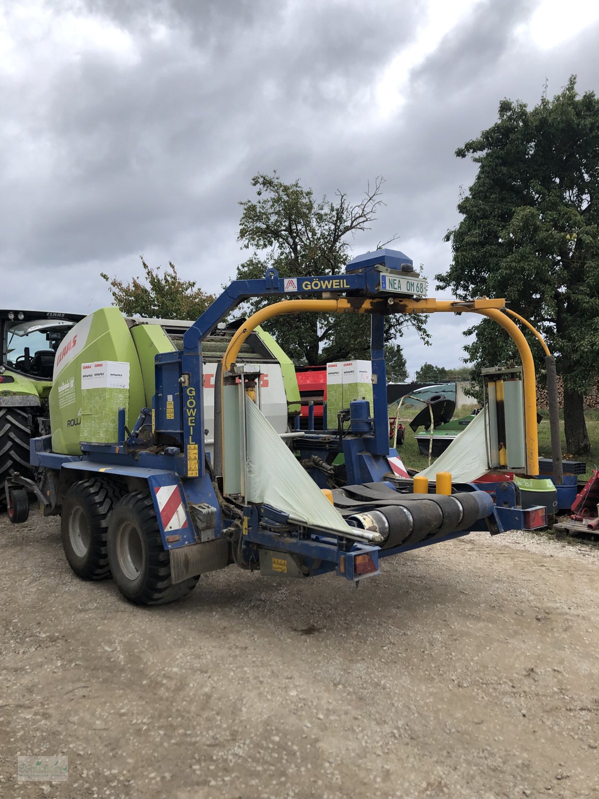 Press-/Wickelkombination van het type CLAAS Rollant 454 RC, Gebrauchtmaschine in Emskirchen (Foto 4)