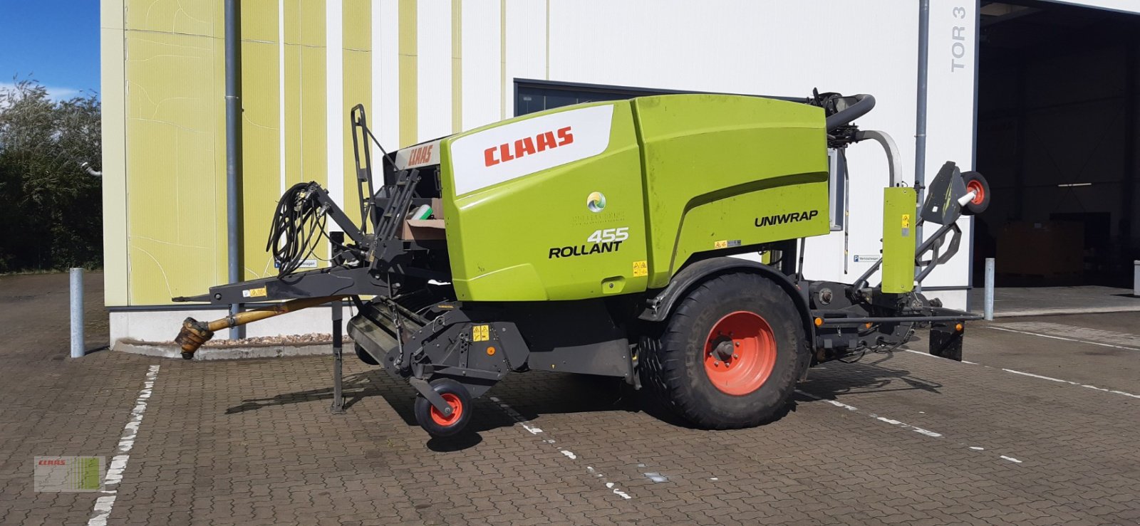 Press-/Wickelkombination of the type CLAAS ROLLANT 455 RC UNIWRAP, Gebrauchtmaschine in Schenefeld (Picture 1)