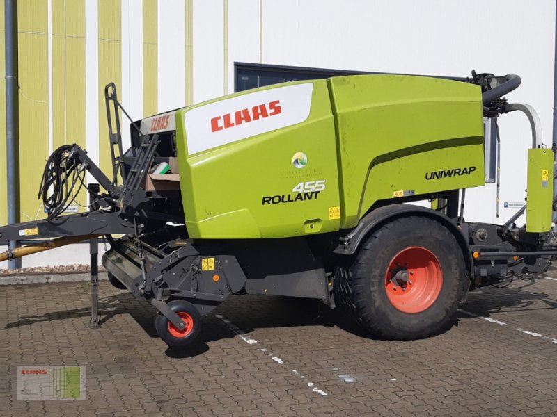 Press-/Wickelkombination типа CLAAS ROLLANT 455 RC UNIWRAP, Gebrauchtmaschine в Schenefeld