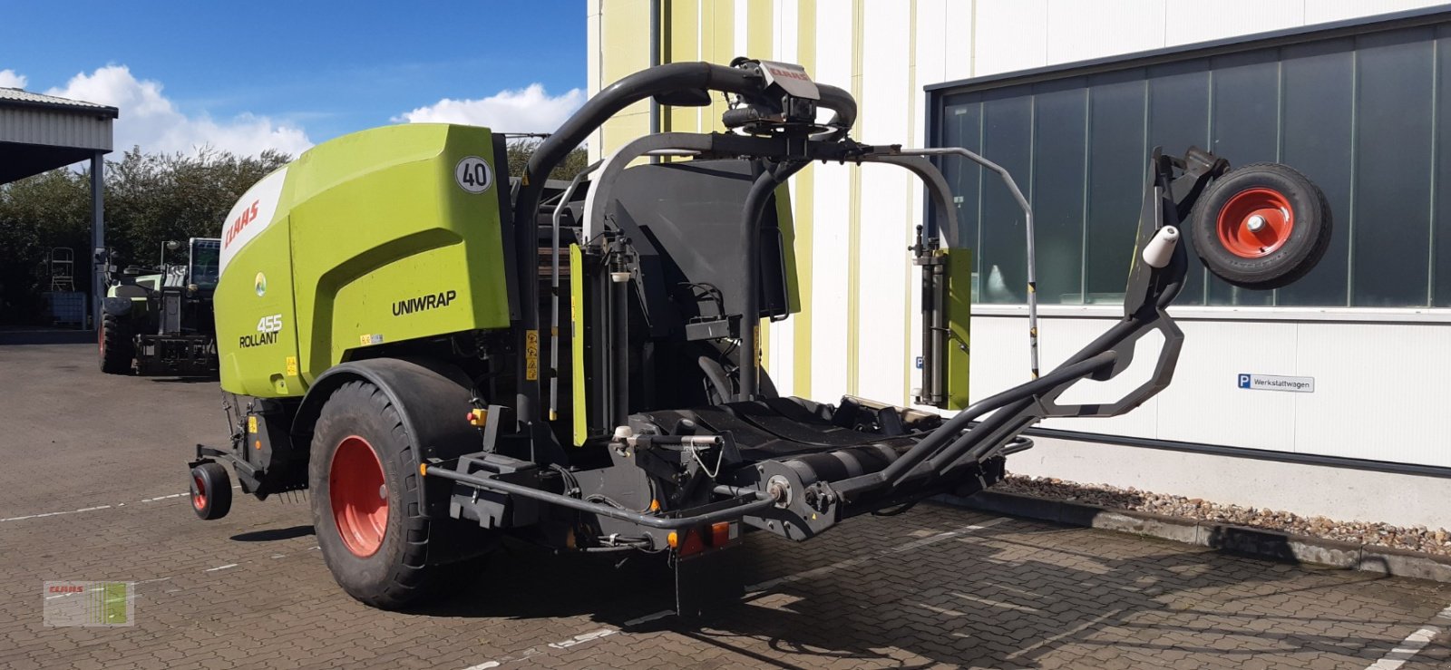 Press-/Wickelkombination типа CLAAS ROLLANT 455 RC UNIWRAP, Gebrauchtmaschine в Schenefeld (Фотография 7)