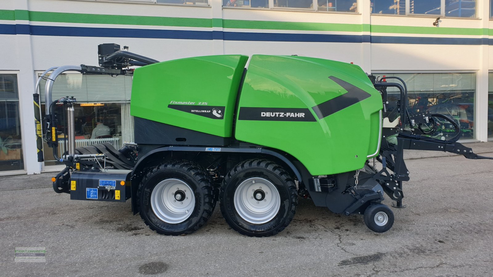 Press-/Wickelkombination типа Deutz-Fahr FixMaster 335 BP OC 23 -mit Folienbindung und -wicklung-, Neumaschine в Diessen (Фотография 3)